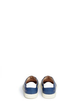 Back View - Click To Enlarge - COMMON PROJECTS - 'Achilles Retro' nappa leather sneakers