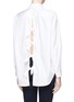 Back View - Click To Enlarge - STELLA MCCARTNEY - Bow tie back organic cotton poplin shirt