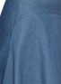 Detail View - Click To Enlarge - STELLA MCCARTNEY - 'Yvonne' asymmetric drape denim skirt