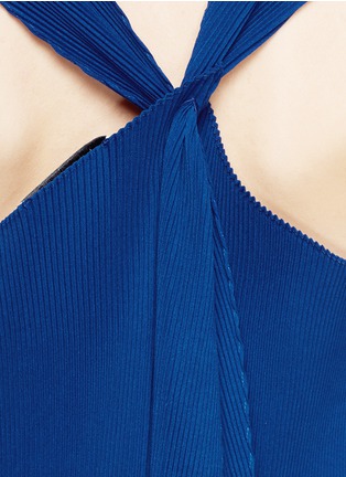 Detail View - Click To Enlarge - SANDRO - 'Estella' plissé pleat sleeveless top