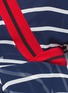 Detail View - Click To Enlarge - PREEN BY THORNTON BREGAZZI - 'Flintoff' rib trim stripe silk faux wrap dress