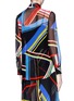 Back View - Click To Enlarge - PREEN BY THORNTON BREGAZZI - 'Vali' multi stripe print blouse