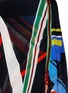 Detail View - Click To Enlarge - PREEN BY THORNTON BREGAZZI - 'Simi' multi stripe print irregular hem skirt