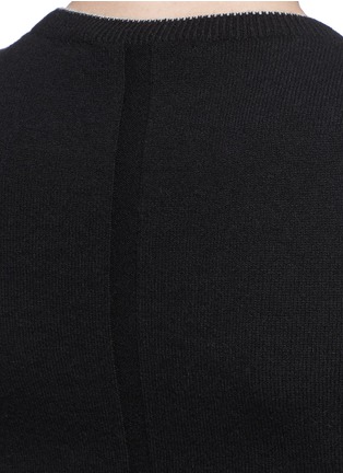 Detail View - Click To Enlarge - THE ROW - 'Brooke' short sleeve cashmere sweater