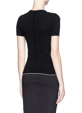 Back View - Click To Enlarge - THE ROW - 'Brooke' short sleeve cashmere sweater
