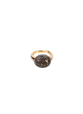 Main View - Click To Enlarge - POMELLATO - 'Tabou' topaz 18k gold silver ring