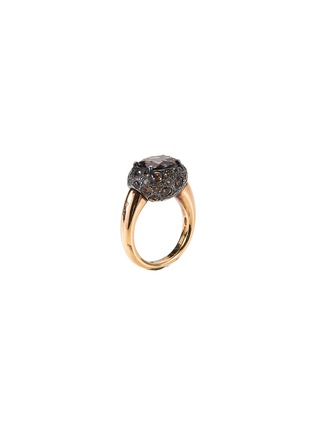 Figure View - Click To Enlarge - POMELLATO - 'Tabou' topaz 18k gold silver ring