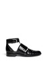 Main View - Click To Enlarge - ALEXANDER WANG - 'Lyoka' perforated leather sandals