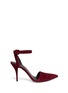 Main View - Click To Enlarge - ALEXANDER WANG - 'Lovisa' suede ankle strap pumps