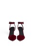 Figure View - Click To Enlarge - ALEXANDER WANG - 'Lovisa' suede ankle strap pumps