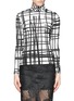 Main View - Click To Enlarge - CHICTOPIA - Stroke print turtleneck top