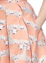 Detail View - Click To Enlarge - CHICTOPIA - Sheep jacquard wool blend pleat flare skirt