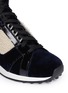 Detail View - Click To Enlarge - 3.1 PHILLIP LIM - 'Trance' shearling trim corduroy sneakers