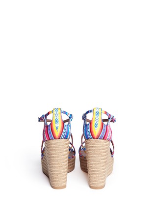 Back View - Click To Enlarge - TABITHA SIMMONS - Jenny espadrille wedge sandals