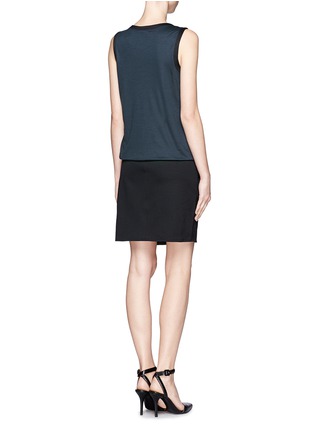 Helmut Lang - Single Pleated Sleeveless Combo Dress | Women | Lane Crawford