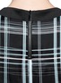Detail View - Click To Enlarge - ELIZABETH AND JAMES - Ridley binded organza overlay plaid tank top