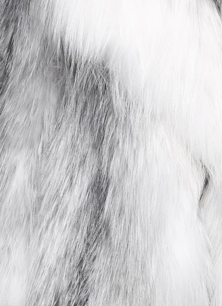 Detail View - Click To Enlarge - YVES SALOMON - Buckle strap fox fur coat