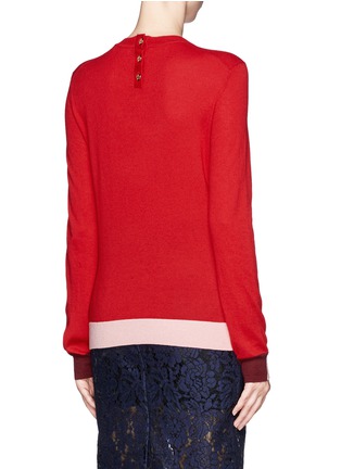Back View - Click To Enlarge - TORY BURCH - 'Iberia' cashmere sweater