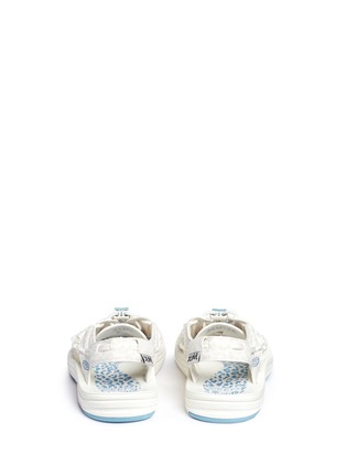 Back View - Click To Enlarge - SELF. - x X-girl 'Uneek' leopard print cord sandals sneakers