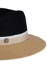 Detail View - Click To Enlarge - MAISON MICHEL - 'Henrietta' colourblock rabbit furfelt fedora hat