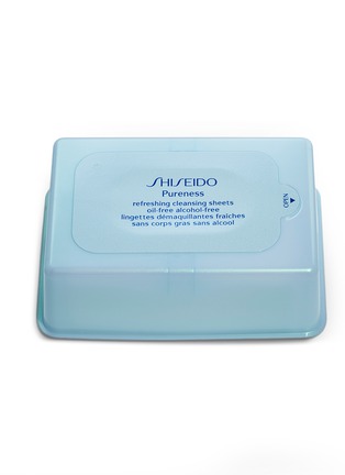 Main View - Click To Enlarge - SHISEIDO - Pureness Refreshing Cleansing Sheets Oil-free Alcohol-free