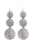 Main View - Click To Enlarge - KENNETH JAY LANE - Graduating threaded sphere drop earrings