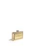 Figure View - Click To Enlarge - JUDITH LEIBER - 'Cayman Coffered Rectangle' crocodile leather box clutch