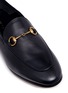 Detail View - Click To Enlarge - GUCCI - 'BRIXTON' HORSEBIT LEATHER STEP-IN HEEL LOAFERS