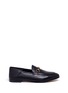 Main View - Click To Enlarge - GUCCI - 'BRIXTON' HORSEBIT LEATHER STEP-IN HEEL LOAFERS