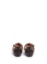Back View - Click To Enlarge - GUCCI - 'Unia' GG pearl spike stud d'Orsay skimmer flats