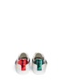 Back View - Click To Enlarge - GUCCI - 'Ace' inlaid star cutout leather sneakers