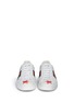 Front View - Click To Enlarge - GUCCI - 'Ace' inlaid star cutout leather sneakers