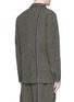 Back View - Click To Enlarge - UMA WANG - 'Simba' stripe linen-cotton soft blazer