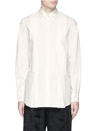 Main View - Click To Enlarge - UMA WANG - 'Evaristo' stitch cotton shirt