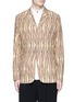 Main View - Click To Enlarge - UMA WANG - 'Simba' tribal stripe cotton soft blazer