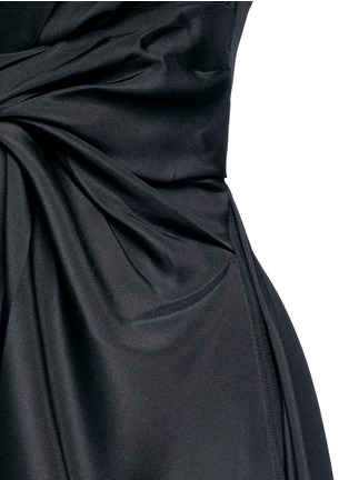 Detail View - Click To Enlarge - ROKSANDA - 'Thurloe' draped sash bodice crepe jumpsuit