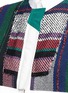 Detail View - Click To Enlarge - SACAI - Mexican stripe frayed shirt dress