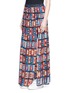 Front View - Click To Enlarge - SACAI - Floral print chiffon maxi skirt