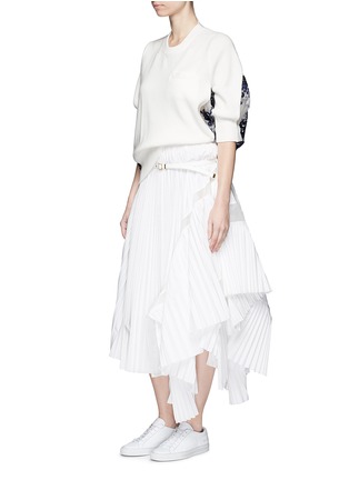 Figure View - Click To Enlarge - SACAI - Pleated tube dress