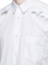 Detail View - Click To Enlarge - COMME DES GARÇONS SHIRT - Star embossed cotton poplin shirt