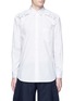 Main View - Click To Enlarge - COMME DES GARÇONS SHIRT - Star embossed cotton poplin shirt