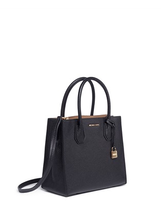 Detail View - Click To Enlarge - MICHAEL KORS - 'Mercer' medium bonded pebbled leather tote