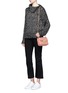 Figure View - Click To Enlarge - MICHAEL KORS - 'Sloan' small quilted leather chain bag