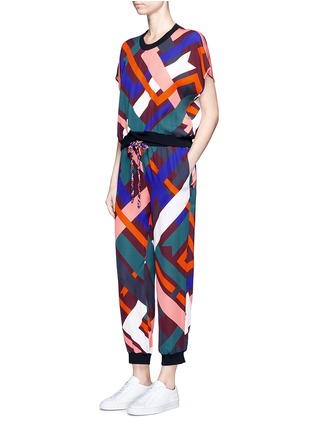 Figure View - Click To Enlarge - EMILIO PUCCI - 'Parioli' geometric print silk blend pants
