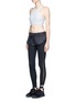 Figure View - Click To Enlarge - ADIDAS BY STELLA MCCARTNEY - 'The Short Tight' layered leggings