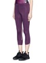 Front View - Click To Enlarge - ADIDAS BY STELLA MCCARTNEY - 'Studio' mesh panel jersey leggings