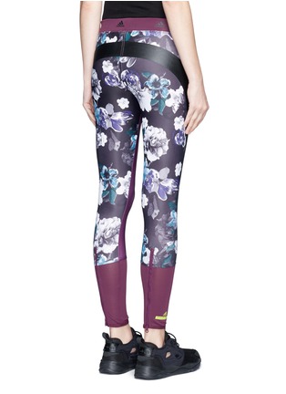Back View - Click To Enlarge - ADIDAS BY STELLA MCCARTNEY - 'Techfit' floral print performance leggings