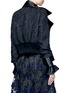 Back View - Click To Enlarge - SACAI - Leather panel calligraphy quilted jacket
