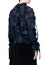 Back View - Click To Enlarge - SACAI - Embroidered patch appliqué organza jacket