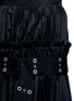 Detail View - Click To Enlarge - SACAI - Belted plissé pleat skirt